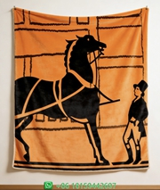 Hermes Throw Blankets